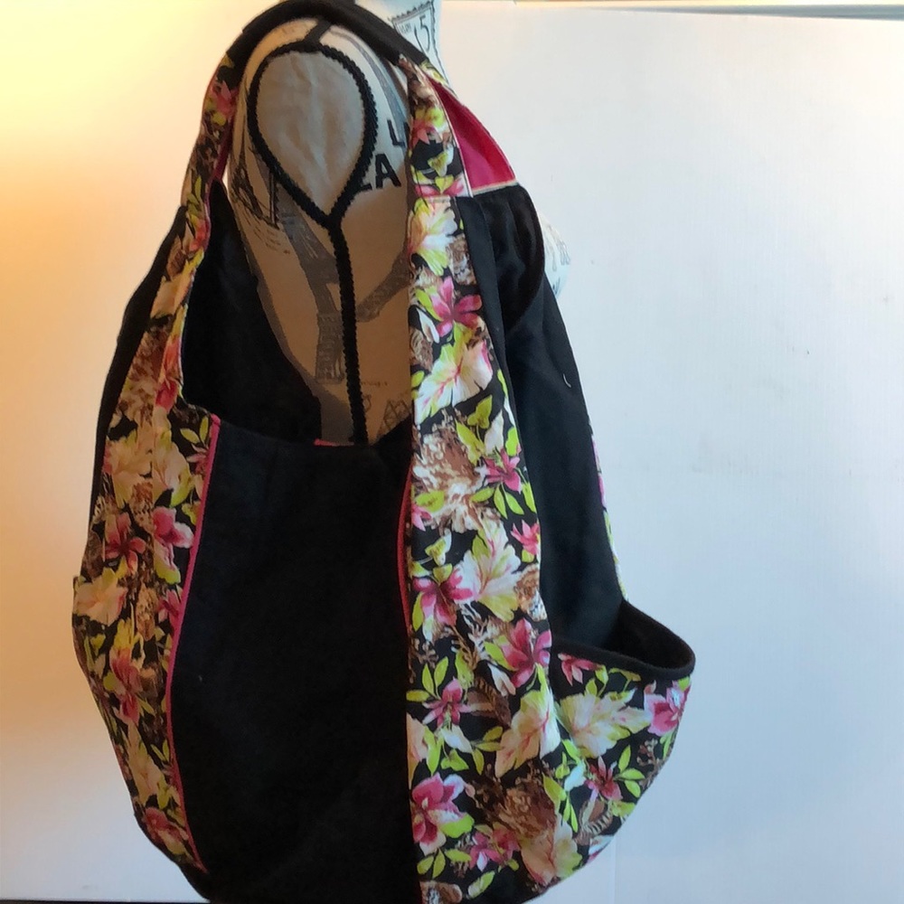 Caribbean Joe Floral Beach Bag